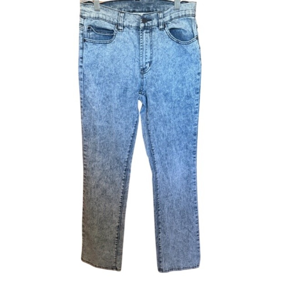 DG by Diane Gilman Acid Wash‎ Denim Jeans Straight Leg Women's Size 6T